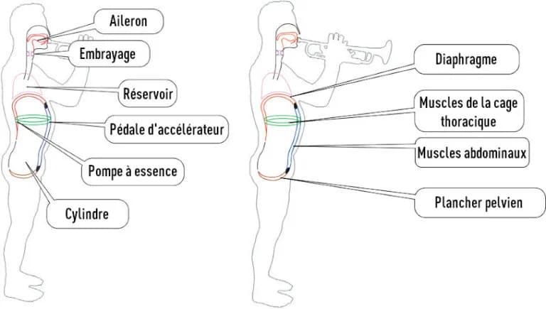 Exercices de respiration et articulation